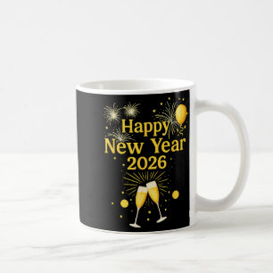 Frohes Neues Jahr 2026  Kaffeetasse