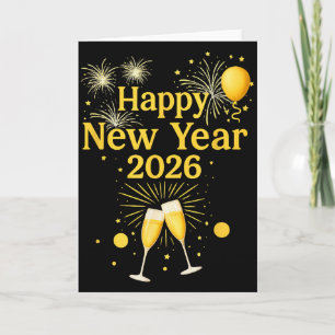 Frohes Neues Jahr 2026  Karte