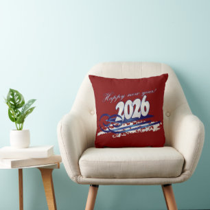 Frohes neues Jahr 2026 Kissen