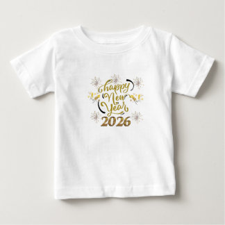 Frohes Neues Jahr 2026 Kleinkind T-Shirt