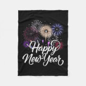 Frohes neues Jahr 2026 Kostümfreunde Party Familie Fleecedecke (Vorderseite)