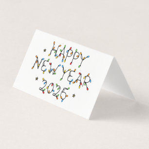 Frohes Neues Jahr 2026 Minimalistisches Design