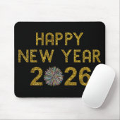 Frohes Neues Jahr 2026 Mousepad (Mit Mouse)