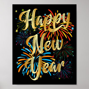 Frohes neues Jahr 2026 Nye Partybedarf Lustiges ne Poster