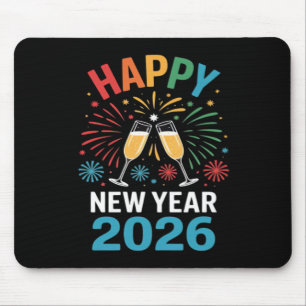 Frohes neues Jahr 2026 Party Lustiger Silvester 20 Mousepad