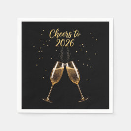 Frohes neues Jahr 2026 Party Napkins Serviette