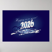 Frohes neues Jahr 2026 Poster (Vorne)