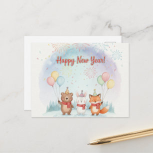 FROHES NEUES JAHR 2026 POSTKARTE