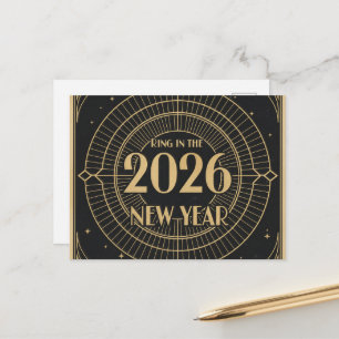 FROHES NEUES JAHR 2026  POSTKARTE