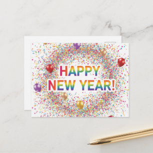 FROHES NEUES JAHR 2026  POSTKARTE