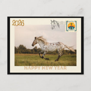 Frohes Neues Jahr 2026 Postkarte