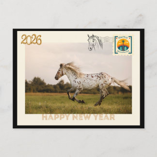 Frohes Neues Jahr 2026 Postkarte