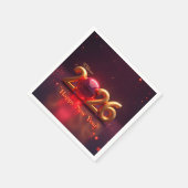 Frohes neues Jahr 2026 Serviette (Ecke)