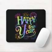 Frohes neues Jahr 2026 Silvester Party Matching Mousepad (Mit Mouse)