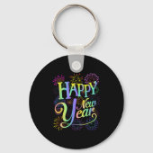 Frohes neues Jahr 2026 Silvester Party Matching Schlüsselanhänger (Vorderseite)