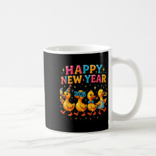 Frohes neues Jahr 2026 Süße Ente Party Geschenk Kaffeetasse