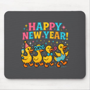 Frohes Neues Jahr 2026 Süße Ente Party Geschenk La Mousepad