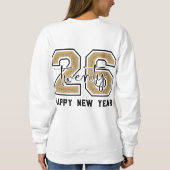 Frohes neues Jahr 2026 Sweatshirts, Neues Jahr Par Sweatshirt (Rückseite)