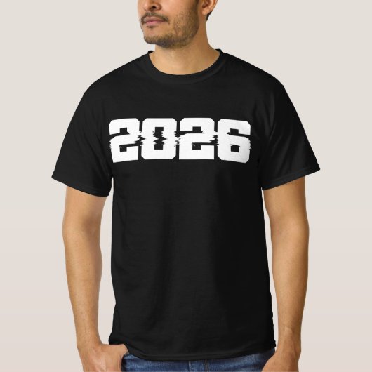Frohes neues Jahr 2026 T-Shirt (Vorderseite)