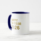 Frohes Neues Jahr 2026 Tasse (Vorderseite Links)