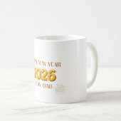 Frohes Neues Jahr 2026 Tasse (VorderseiteRechts)