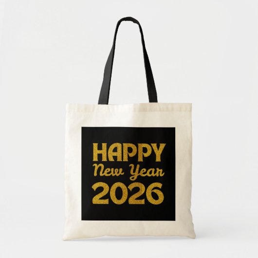 Frohes Neues Jahr 2026 Tragetasche (Vorne)