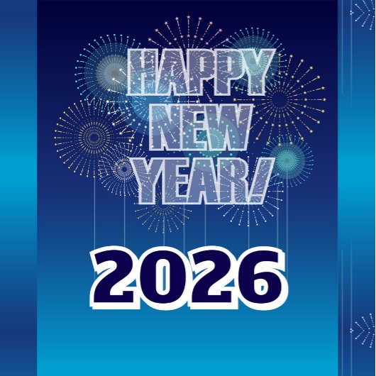 Frohes neues Jahr 2026 Weinetikett