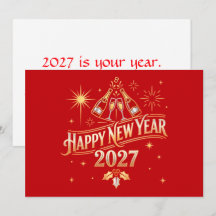Frohes Neues Jahr 2027 Feier