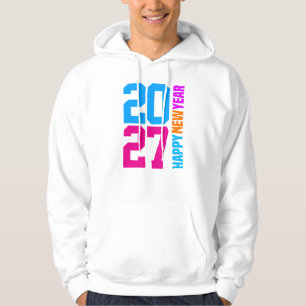 Frohes Neues Jahr 2027 Hoodie