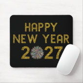 Frohes Neues Jahr 2027 Mousepad (Mit Mouse)