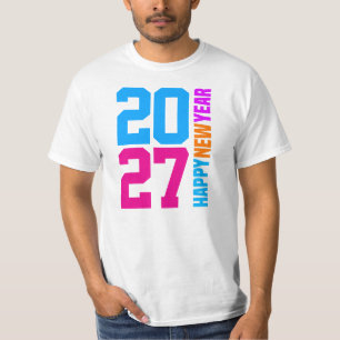 Frohes Neues Jahr 2027 T-Shirt