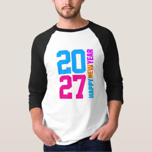 Frohes Neues Jahr 2027 T-Shirt