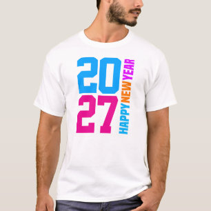 Frohes Neues Jahr 2027 T-Shirt