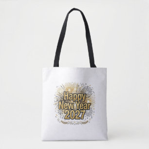 Frohes neues Jahr 2027 Tragetasche Tasche