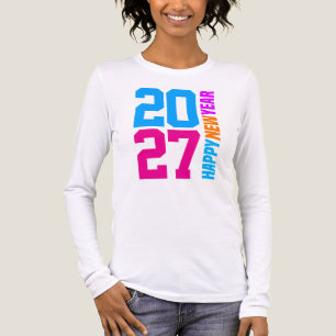Frohes Neues Jahr 2027 Tri-Blend Shirt