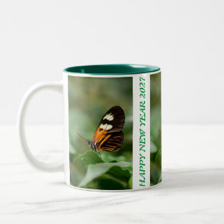 Frohes neues Jahr 2027 Zweifarbige Tasse
