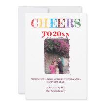 Frohes Neues Jahr 20xx Familienfeier