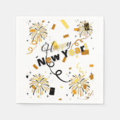 Frohes neues Jahr 3 Ply Napkins Serviette (Vorderseite)