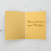 Frohes neues Jahr ägyptischer Pharao Santa Lustige Karte (Innenseite)