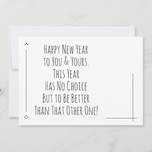 Frohes neues Jahr besser als das andere (Vorderseite)