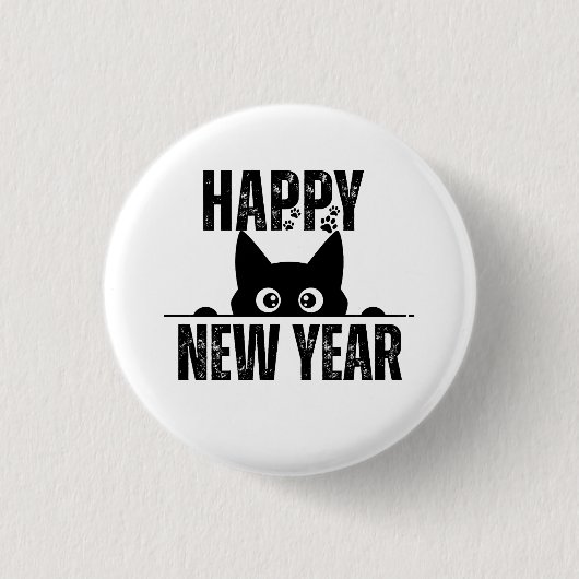 FROHES NEUES JAHR BUTTON (Vorderseite)