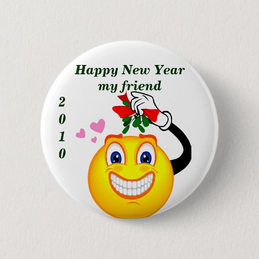 Frohes Neues Jahr_Button Button (Vorderseite)