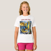 Frohes neues Jahr des Drachen T-Shirt (Vorne ganz)
