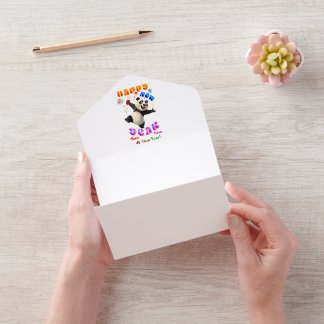 Frohes neues Jahr, ein neues Blatt aufschlagen All-in-One-Einladung