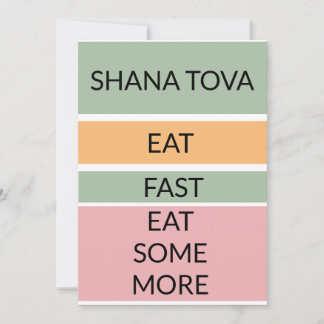 Frohes neues Jahr. Essen, schnell, etwas mehr Kart Ankündigung