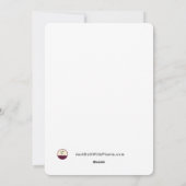 Frohes Neues Jahr Familienfoto  Feiertagskarte (Rückseite)