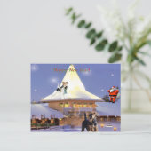 Frohes neues Jahr. Feiertagspostkarte (Stehend Vorderseite)