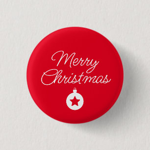 Frohes neues Jahr Frohe Weihnachten Festtage Button