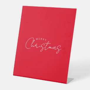 Frohes neues Jahr, frohe Weihnachten, Festtage Sockelschild