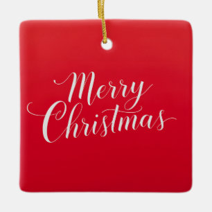 Frohes neues Jahr Frohe Weihnachten Festtagszeit Keramikornament